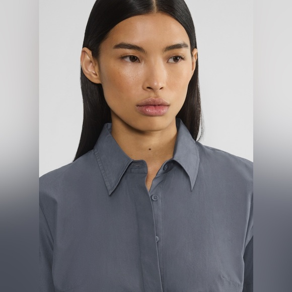 BABATON Aritzia Typist Poplin Cotton Midi Dress Size Medium NWT - Picture 11 of 13